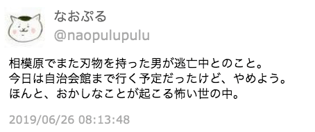 相模原市中央区相模原4丁目,刃物男が逃走中,傷害事件