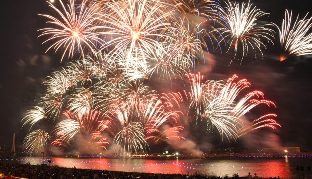 福山夏まつり2019あしだ川花火大会は台風10号で延期か中止?払い戻しは?