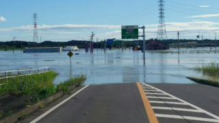 茨城県水戸市の那珂川氾濫で浸水!牛が流れてきた